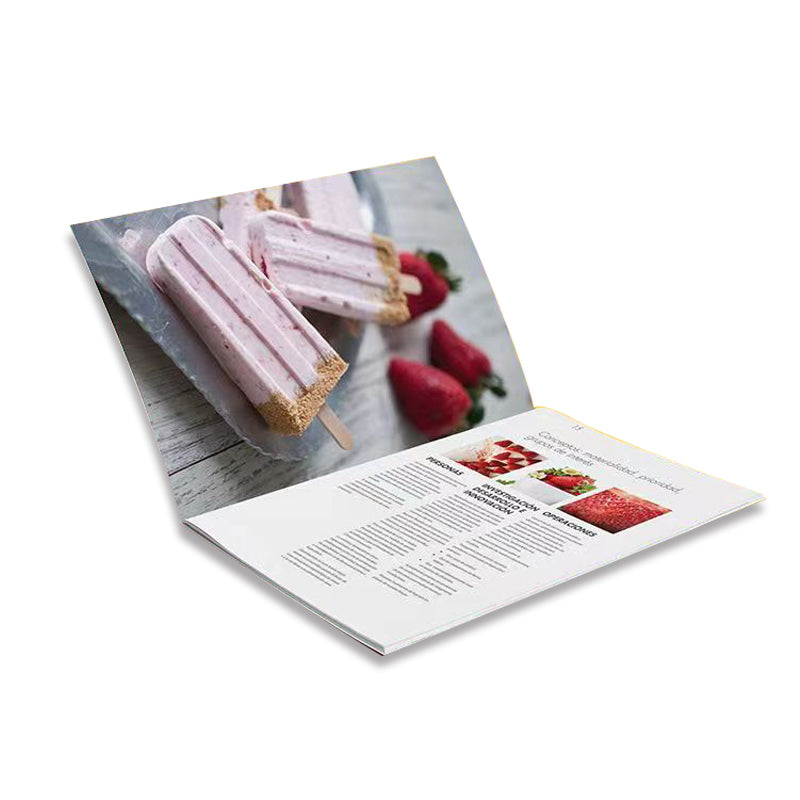 Hot Selling Custom Size Folded Booklet Printing Full Color CMYK Bi/Tri/Gate Fold Brochure Custom Logo Advertising Pamphlet Instruction Manual Printing Service