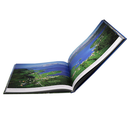 Custom Made Photography Book Printing Service Full Color CMYK Layflat Hardcover Photo Portfolio Custom Logo Artist Gallery Wedding Landscape Photobook Printing Service