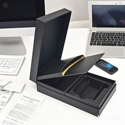 Customized Luxury High End Portable Eco Friendly Rigid Gift Box Magnetic Flip Handle Carry Design Recyclable Cosmetic Wine Jewelry Packaging Custom Logo Size Contact Us For Portable Premium Gift Packaging Solutions