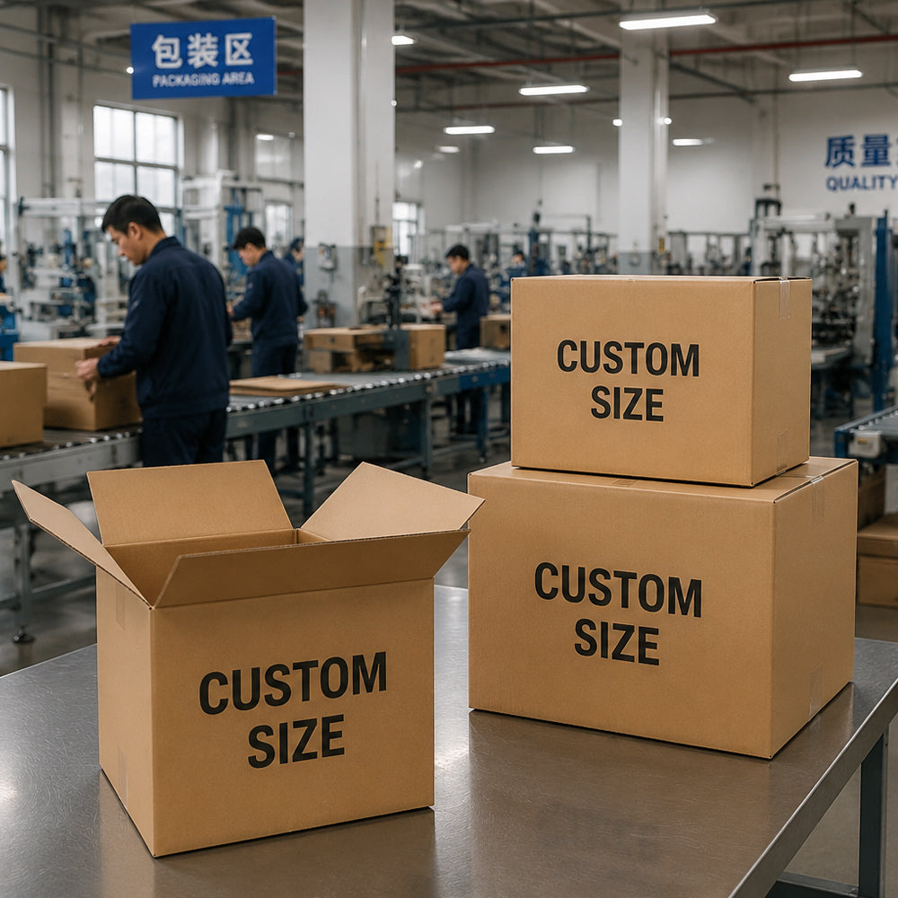 Corrugated Packaging Carton Custom Logo Printed Export Shipping Emballage Eco Recyclable Foldable Mailer Box Apparel Gift Cosmetic Packaging OEM Wholesale
