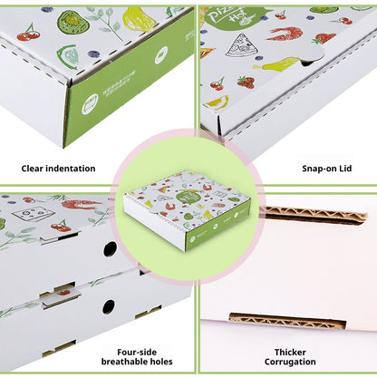 Food Grade Eco-Friendly Custom Printed Disposable Kraft Paper Takeaway Box Greaseproof Recyclable Compostable Lunch Container For Restaurant Salad Rice Fast Food Delivery