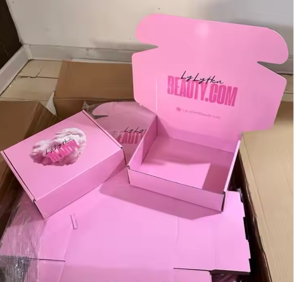 Custom Self Sealing Zipper Corrugated Mailer Box Tear Strip No Tape Recyclable Apparel Cosmetic Jewelry Shipping Packaging Custom Logo Size Contact Us For E-commerce Zip Mailing Box Solutions