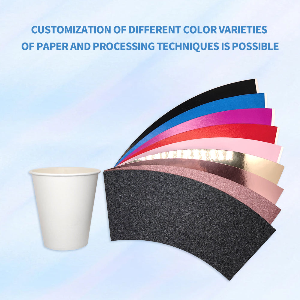 Wholesale Hot Selling Plain Color Disposable Paper Cup Custom Logo For Party Coffee Tea Hot Drink Pack