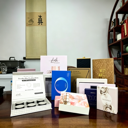 Premium Custom Kraft Paper Gift Box Eco Recyclable Rigid Foldable Magnetic Box Custom Logo Print Cosmetic Jewelry Wedding Favor Food Tea Packaging OEM Wholesale