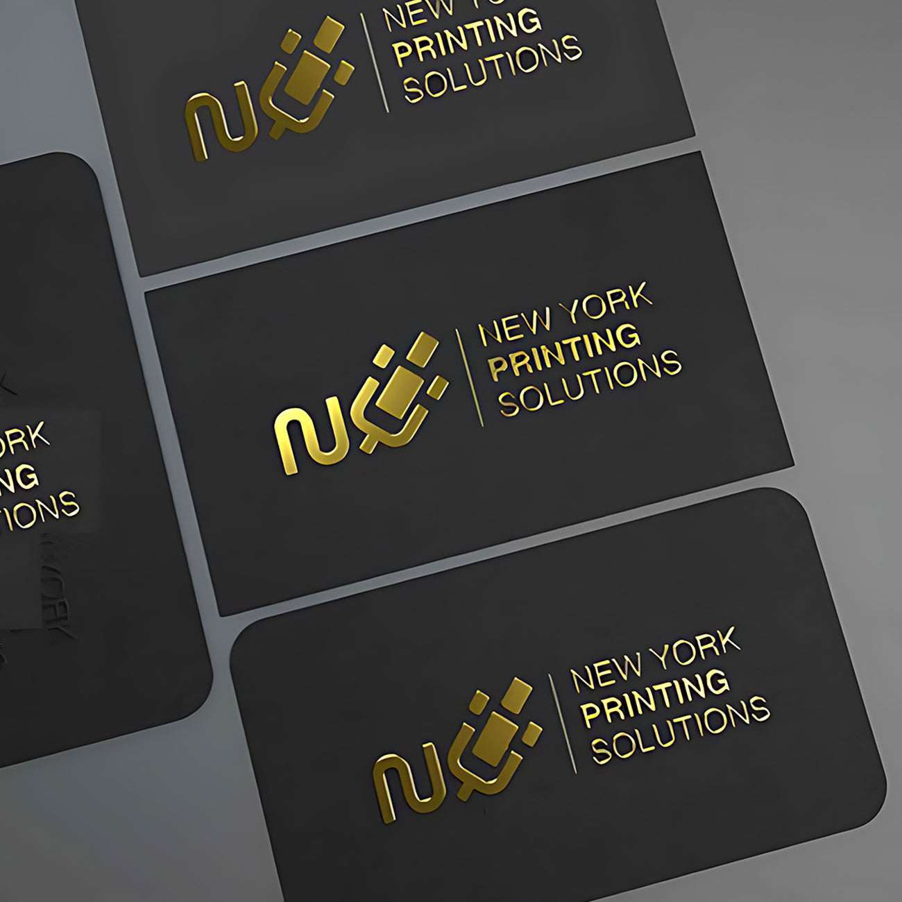 Wholesale Custom Luxury Matte Laminate Card Printing Gold/Silver Foil Embossed Thick Art Paper Business Thank You Card Custom Logo Waterproof Printing Service