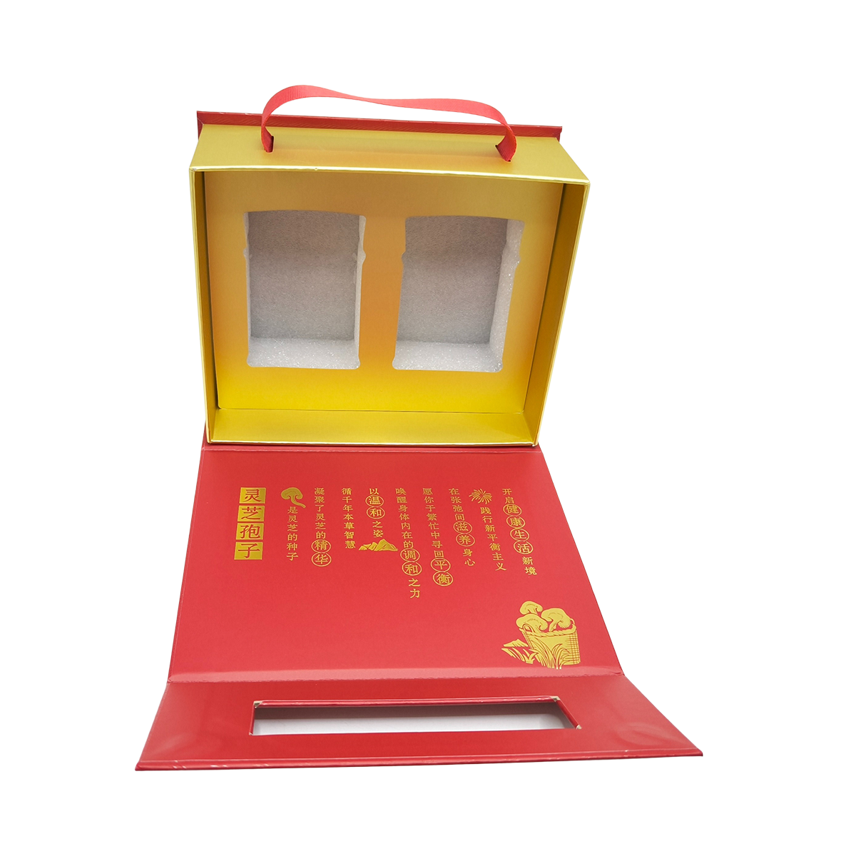 Premium Portable Health Supplement Gift Packaging Rigid Magnetic Paper Box Custom Logo For Vitamin Collagen Bird's Nest Wellness Gift