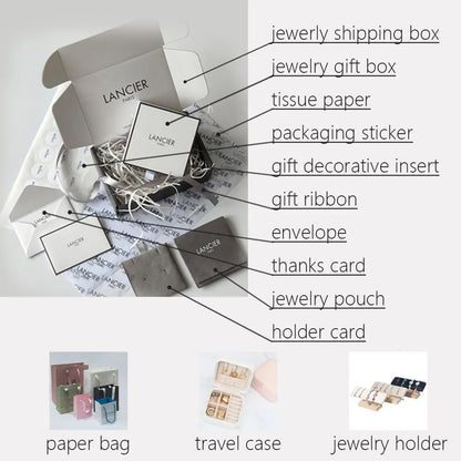 Custom Luxury Cardboard Paper Earring Drawer Box Custom Logo Hot Foil Stamping Velvet Insert Slide Out Rigid Jewelry Gift Packaging Box Wholesale OEM ODM