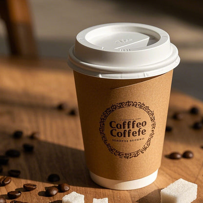 Custom Logo Eco Takeaway Kraft Paper Bags Food Grade Greaseproof Recyclable Brown Paper Shopping Bag With Twisted Handles For Coffee Bakery Fast Food OEM Wholesale