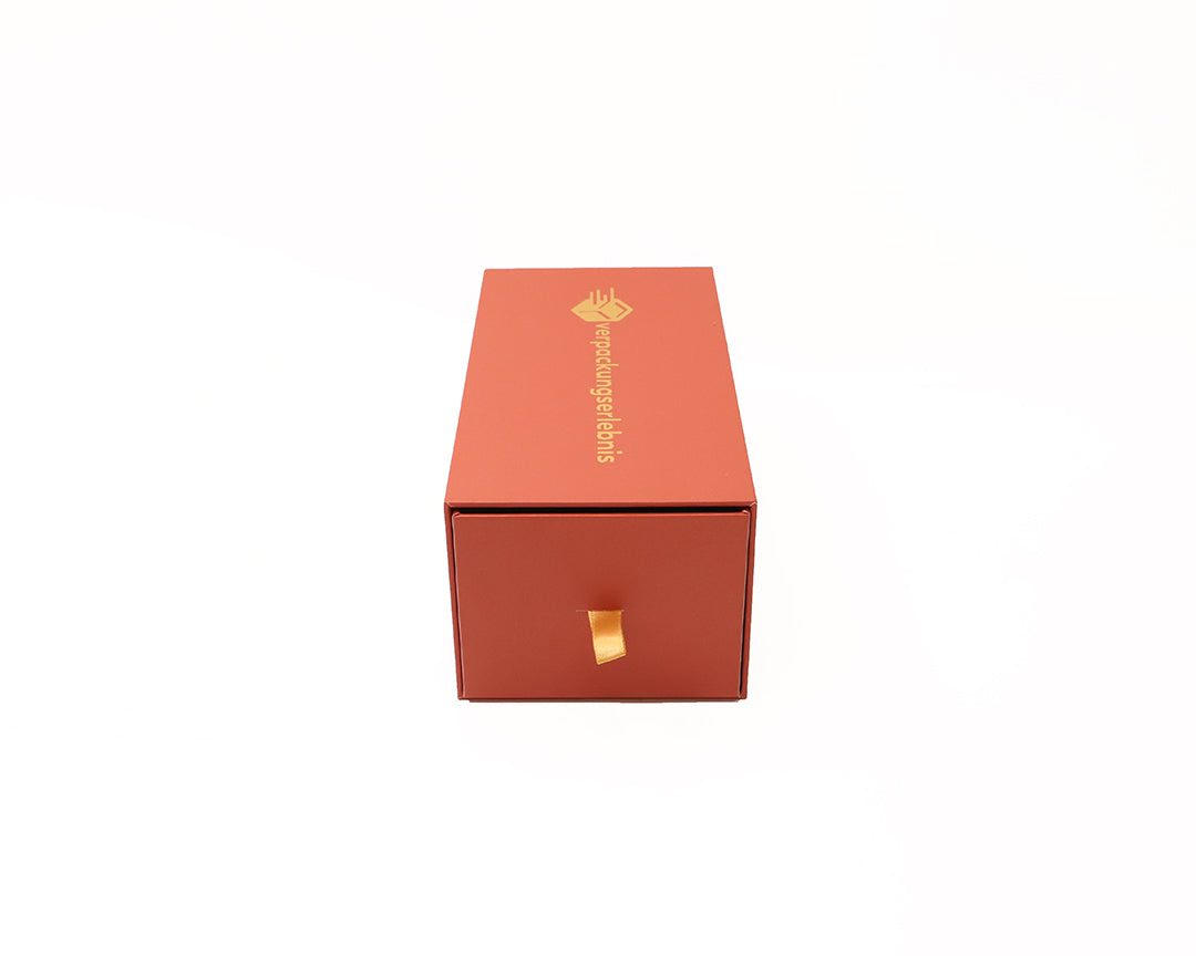Custom Gold Foil Stamping Rigid Cardboard Sliding Drawer Gift Box Velvet EVA Lined Jewelry Cosmetic Perfume Watch Packaging Custom Logo Size Contact Us For Luxury Foil Drawer Box Solutions