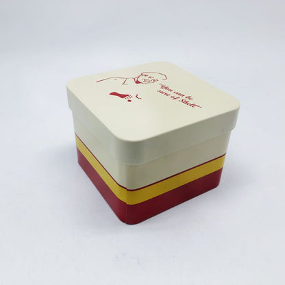 Metal Tin Watch Storage Box Custom Logo Recyclable Tinplate Metal Case For Wristwatch Jewelry Gift Packaging