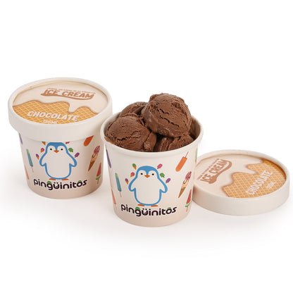 Custom Printed Ice Cream Paper Cup With Dome Lids Food Grade PE/PLA Coated Disposable Frozen Yogurt Gelato Dessert Containers Custom Logo Wholesale OEM ODM