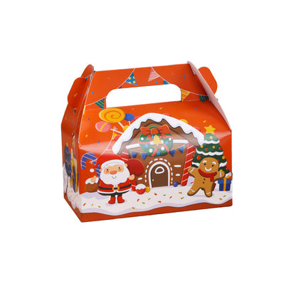 Food Grade Custom Printed Paper Cake Box Recyclable Foldable Bakery Takeaway Packaging Box With Optional Window Handle For Mousse Cupcake Birthday Dessert