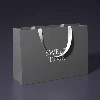 Cheap Price Recyclable Portable Logo Printed Paper Bag Eco Kraft For Supermarket Takeaway Gift Retail Pack