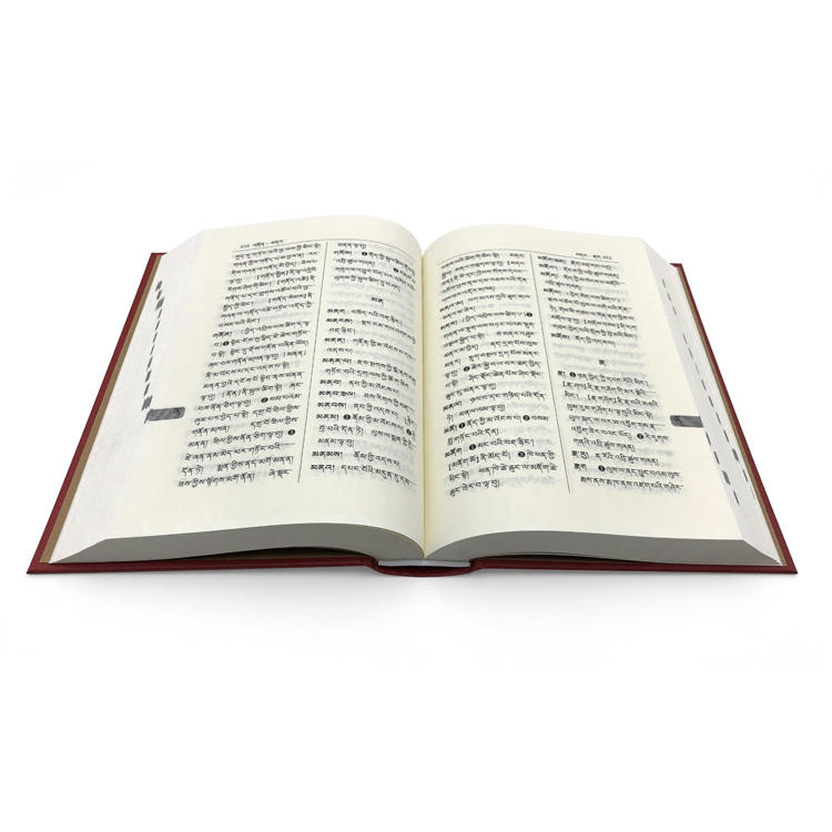 Custom Hardcover Book Printing Service Full Color CMYK Thread Sewing Custom Logo Linen Leather Cover Book Printing