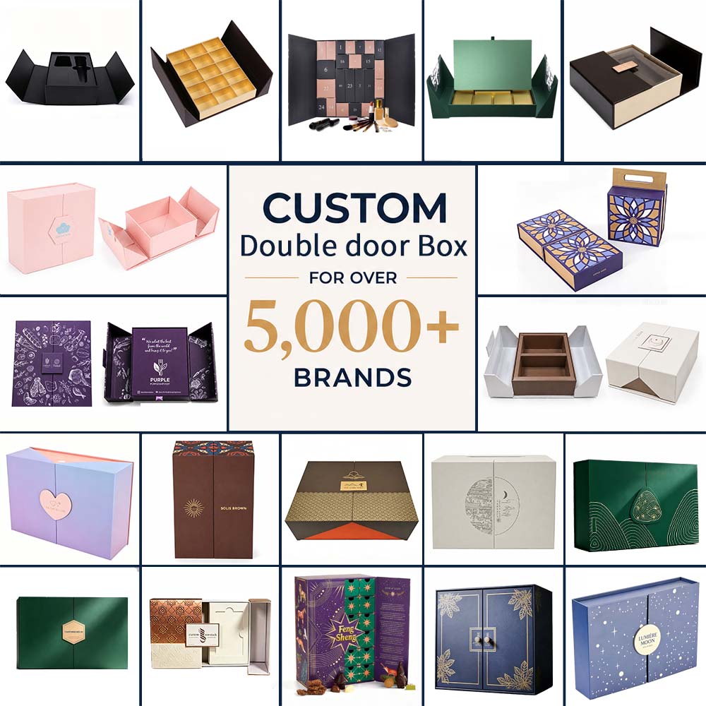 Custom Luxury Magnetic Rigid Foldable Gift Box Flat Collapsible Flip Lid Box With Satin Ribbon Custom Logo Print Cosmetic Jewelry Wedding Apparel Hamper Packaging OEM Wholesale
