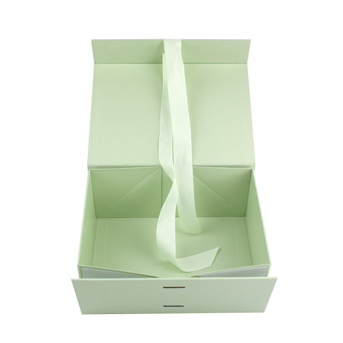 Wholesale Custom Made Foldable Paper Gift Box Recyclable Flat Pack Magnetic Rigid Cardboard Cosmetic Jewelry Apparel Packaging Custom Logo Size Contact Us For Collapsible Gift Box Solutions