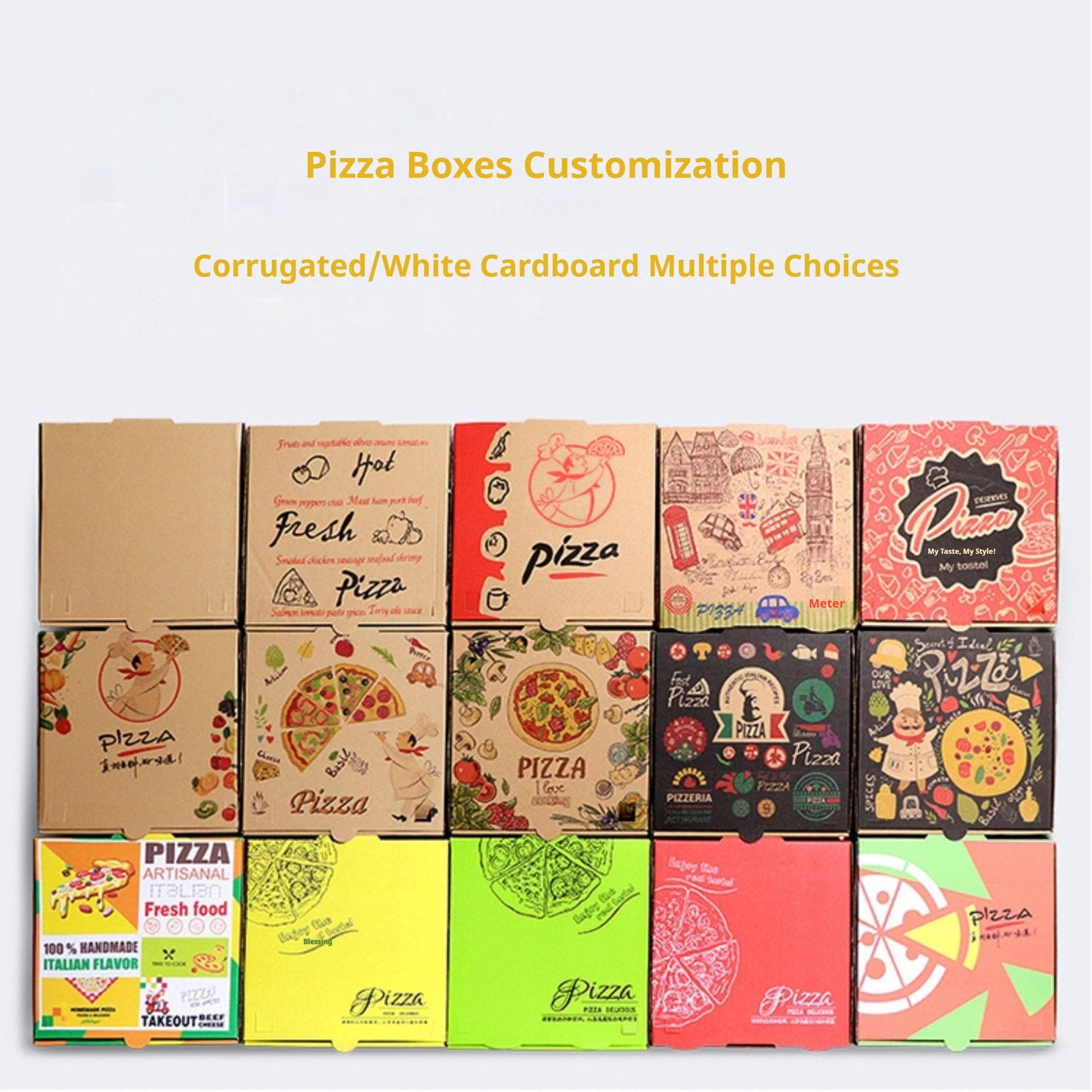 Food Grade Eco-Friendly Custom Printed Disposable Kraft Paper Takeaway Box Greaseproof Recyclable Compostable Lunch Container For Restaurant Salad Rice Fast Food Delivery