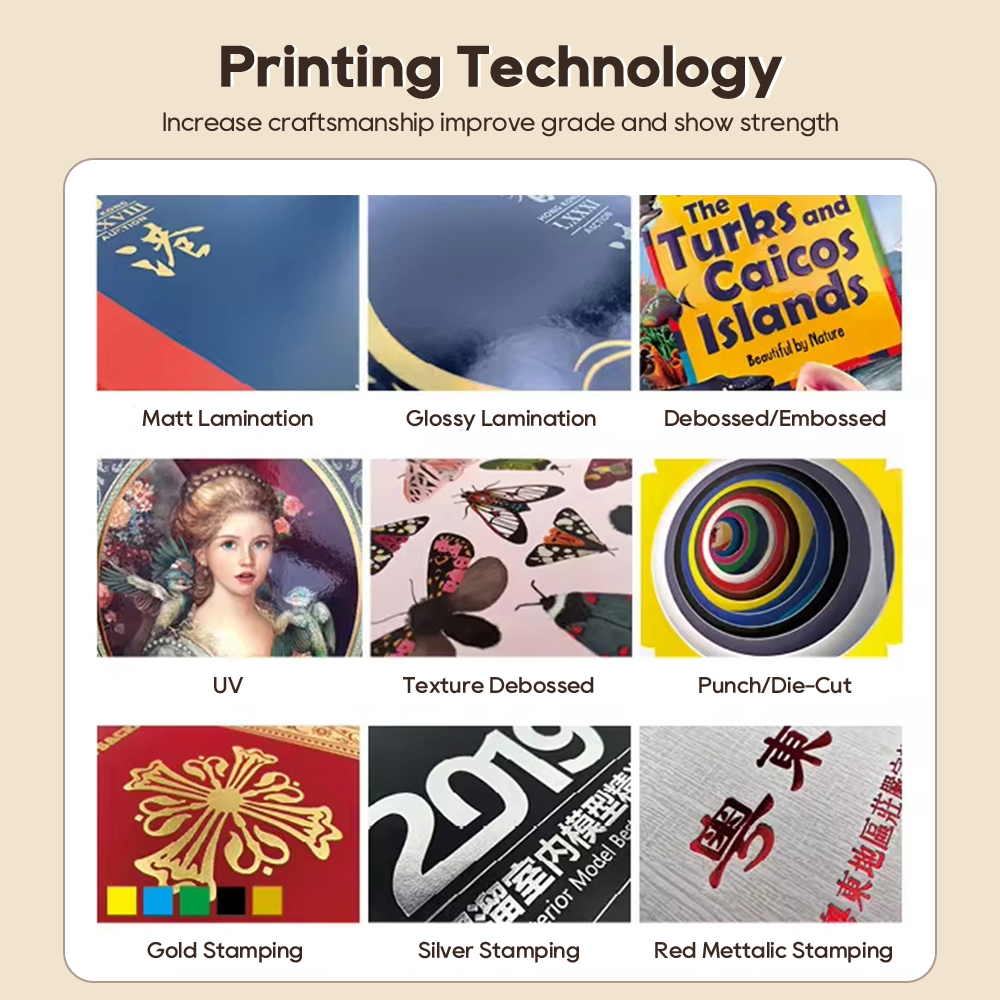 High Quality Custom Offset Printing Advertising Flyer Brochure Notebook Planner Promotional Gift Full Color CMYK Custom Logo Paper Printing Service