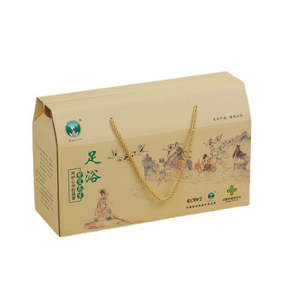 Customised Portable 5 KG Corrugated Cardboard Box Recyclable Kraft Carton With Handle For Fruit Vegetable Seafood Gift Agricultural Packaging