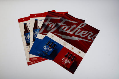 High Quality Custom Flyer Printing Service Full Color CMYK Leaflet Brochure Trifold Pamphlet Custom Logo Advertising Paper Printing For Business Promotion Event Menu