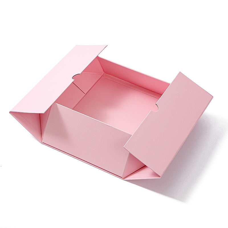 Wholesale Foldable Heaven Earth Cover Gift Box Custom Logo Collapsible Recyclable Two-Piece Paper Rigid Packaging Box