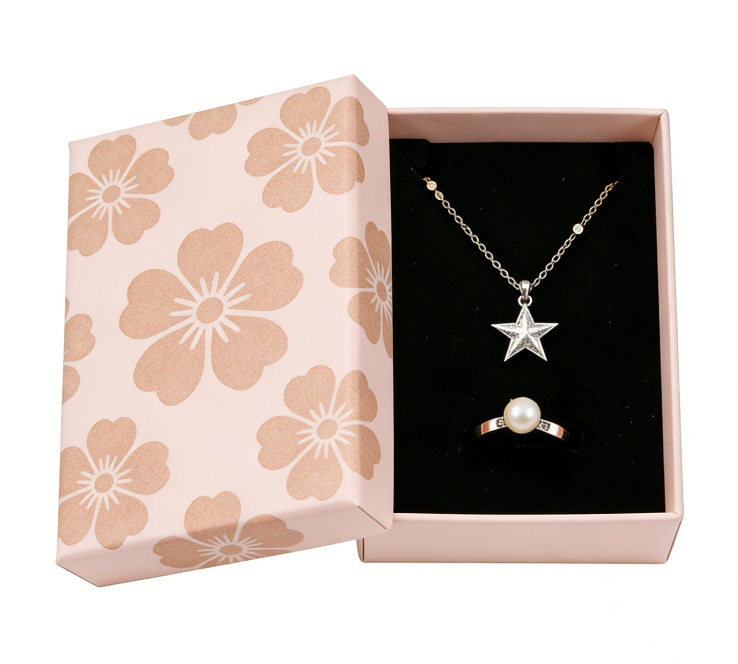 Customized Heaven and Earth Cover Jewelry Gift Box Custom Logo Recyclable Rigid Paper Box For Ring Necklace Earring Bracelet Packaging