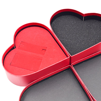 Custom Luxury Eco-Friendly Reusable Rigid Gift Box Recycled Paper Magnetic Closure Custom Logo Storage Packaging For Cosmetic Jewelry Wedding Present