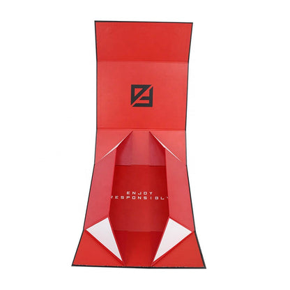 Foldable Collapsible Magnetic Rigid Gift Box Recyclable Flat Pack EVA Velvet Lined Cosmetic Jewelry Apparel Wine Custom Logo Size Contact Us For Fold Luxury Gift Packaging Solutions