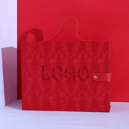 Custom Logo Luxury High Capacity Rigid Paper Gift Box Recyclable Large Capacity Packaging For Corporate Gift Cosmetic Apparel Wellness Set