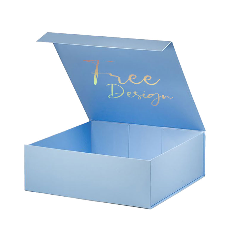 Luxury Boutique Wedding Holiday Gift Box Foldable Magnetic Rigid Flip Lid Box Custom Logo Print Bridesmaid Favor Christmas Birthday Cosmetic Jewelry Luxury Packaging OEM Wholesale