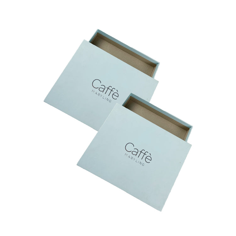 Custom Heaven and Earth Cover Coffee Rigid Box Custom Logo Recyclable Hard Paper Gift Packaging Box For Coffee Tea Food Gift