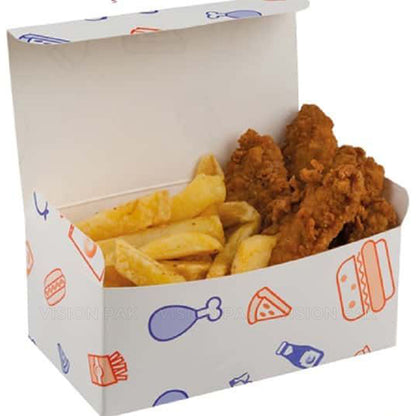 Disposable Takeout Paper Food Container Food Grade Greaseproof Recyclable Kraft Lunch Box Custom Logo For Restaurant Catering Fast Food Delivery