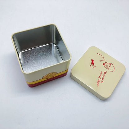 Metal Tin Watch Storage Box Custom Logo Recyclable Tinplate Metal Case For Wristwatch Jewelry Gift Packaging