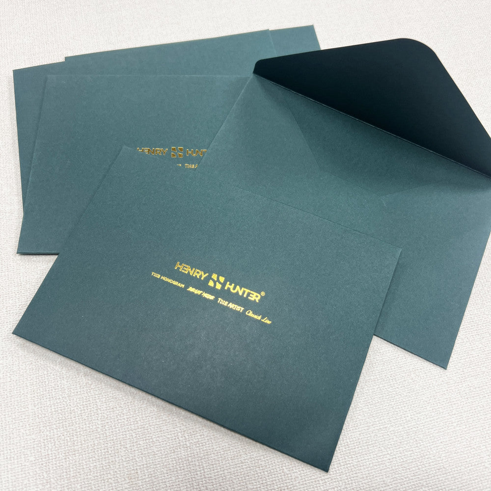 Wholesale High Quality Luxury Custom Hot Foil Card Printing Gold/Silver/Rose Gold Foil Embossed Thank You Card Custom Logo E-commerce Packaging Insert Card Printing Service