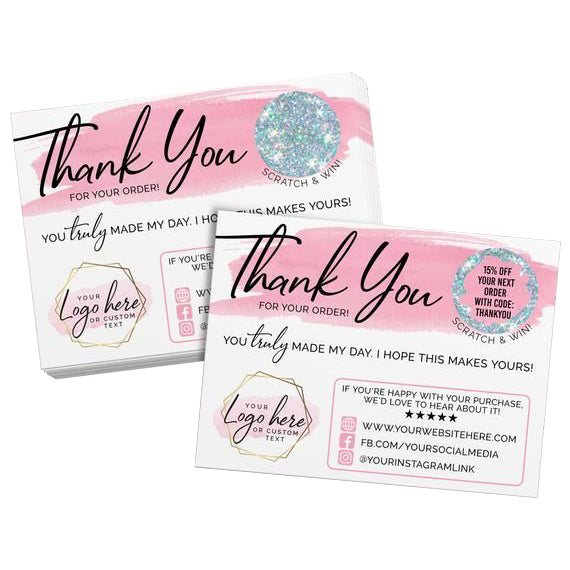 Personalized Printing Logo Party Scratch Off Win Cards Custom Printed Promotional Lottery Ticket Thank You Gift Scratch Game Card For Event Retail Business OEM Wholesal