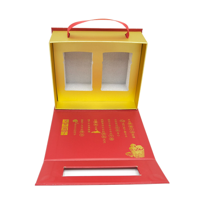 Premium Portable Health Supplement Gift Packaging Rigid Magnetic Paper Box Custom Logo For Vitamin Collagen Bird's Nest Wellness Gift