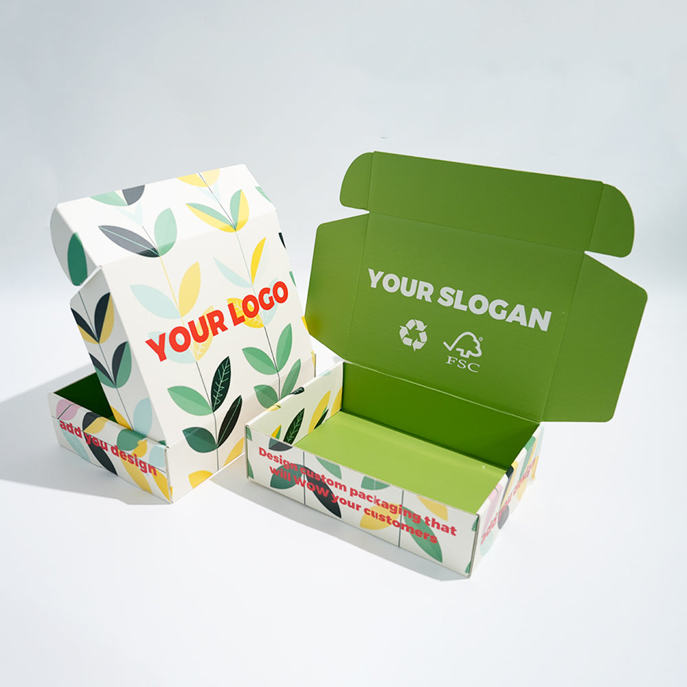 Custom Printed Postal Standard Corrugated Airplane Mailing Box Recyclable Foldable Apparel Cosmetic Jewelry International Shipping Packaging Custom Logo Size Contact Us For Postal E-commerce Mailer Box Solutions