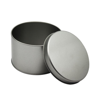 Food Grade Custom Logo Round Empty Tin Box Recyclable Metal Can For Tea Cookie Candy Cosmetic Gift Packaging