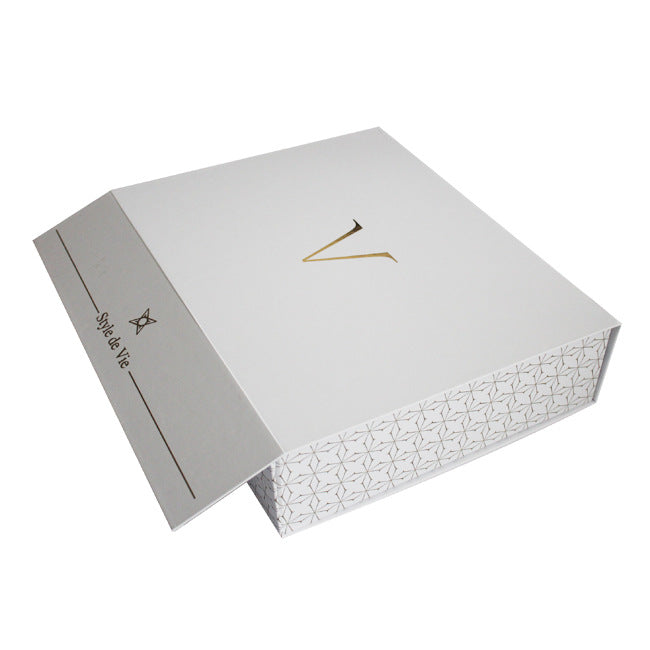 New Design Custom Cardboard Collapsible Magnetic Rigid Gift Box Flat Pack Velvet EVA Lined Cosmetic Jewelry Apparel Wine Packaging Custom Logo Size Contact Us For New Style Fold Luxury Gift Box Solutions