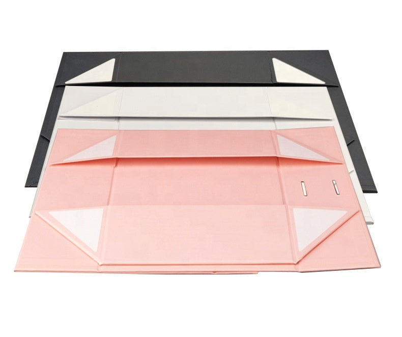 Foldable Collapsible Magnetic Rigid Gift Box Recyclable Flat Pack EVA Velvet Lined Cosmetic Jewelry Apparel Wine Custom Logo Size Contact Us For Fold Luxury Gift Packaging Solutions