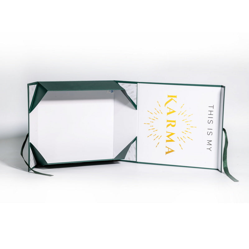 Custom Logo Flip Foldable Magnetic Rigid Gift Box Flat Pack Velvet EVA Lined Cosmetic Jewelry Apparel Wine Packaging Custom Size Contact Us For Collapsible Magnetic Flip Packaging Solutions