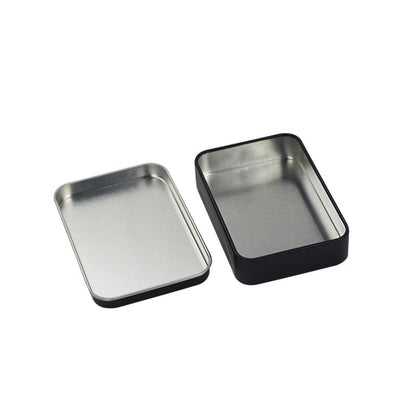 Versatile Square Tin Box Customizable Storage Custom Logo Recyclable Tinplate Metal Case For Tea Candy Hardware Jewelry Gift Pack