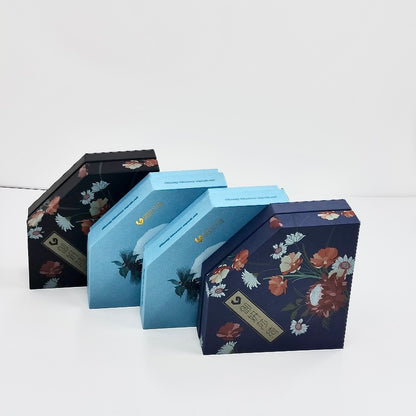 Wholesale Special Shape Custom Makeup Paper Box Custom Logo Recyclable Irregular Rigid Packaging Box For Lipstick Eyeshadow Skincare Cosmetic Gift Sets