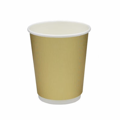 500ml Disposable Paper Coffee Milk Tea Cup Custom Logo Printing Food Grade Single/Double Wall PE/PLA Waterproof Takeaway Beverage Cups With PP/CPLA Lids OEM Wholesale
