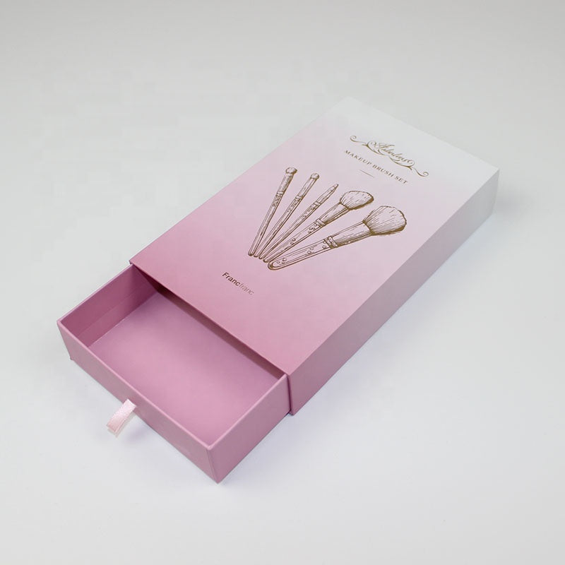 Customized Luxury Rigid Sliding Cardboard Drawer Gift Box Velvet EVA Lined Jewelry Cosmetic Eyewear Watch Packaging Custom Logo Size Contact Us For Premium Slide Drawer Box Solutions