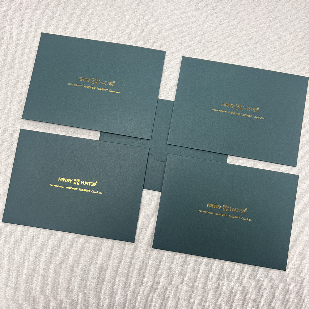 Wholesale High Quality Luxury Custom Hot Foil Card Printing Gold/Silver/Rose Gold Foil Embossed Thank You Card Custom Logo E-commerce Packaging Insert Card Printing Service