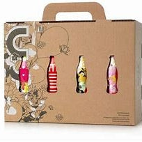 Multi Size Kraft Paper Corrugated Handle Boxes Recyclable Portable Carton Custom Logo For Fruit Snack Gift E-commerce Shipping Packaging