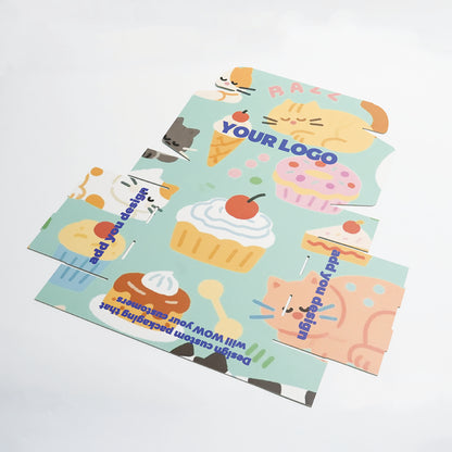 Eco Friendly Customized Corrugated Mailer Paper Box Full CMYK Logo Print Recyclable Foldable E-commerce Shipping Box Apparel Cosmetic Gift Packaging OEM Wholesale