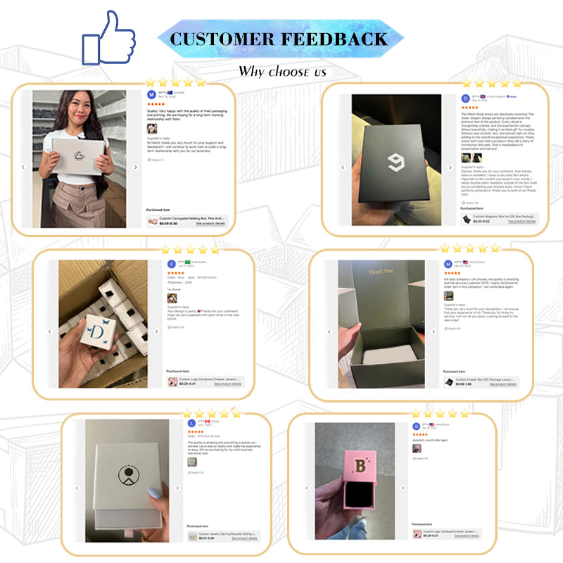 Custom Luxury Cardboard Paper Earring Drawer Box Custom Logo Hot Foil Stamping Velvet Insert Slide Out Rigid Jewelry Gift Packaging Box Wholesale OEM ODM