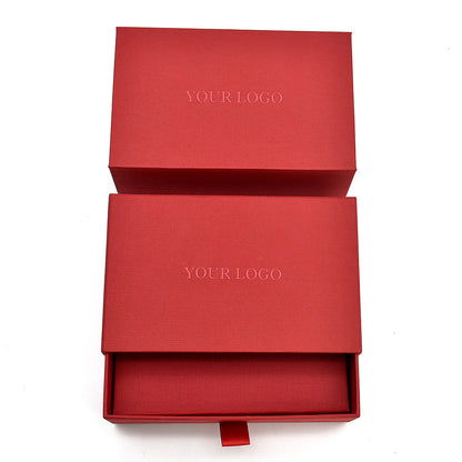 Customized Hard Rigid Cardboard Sliding Drawer Gift Box Velvet EVA Lined Jewelry Cosmetic Perfume Eyewear Packaging Custom Logo Size Contact Us For Premium Slide Drawer Box Solutions